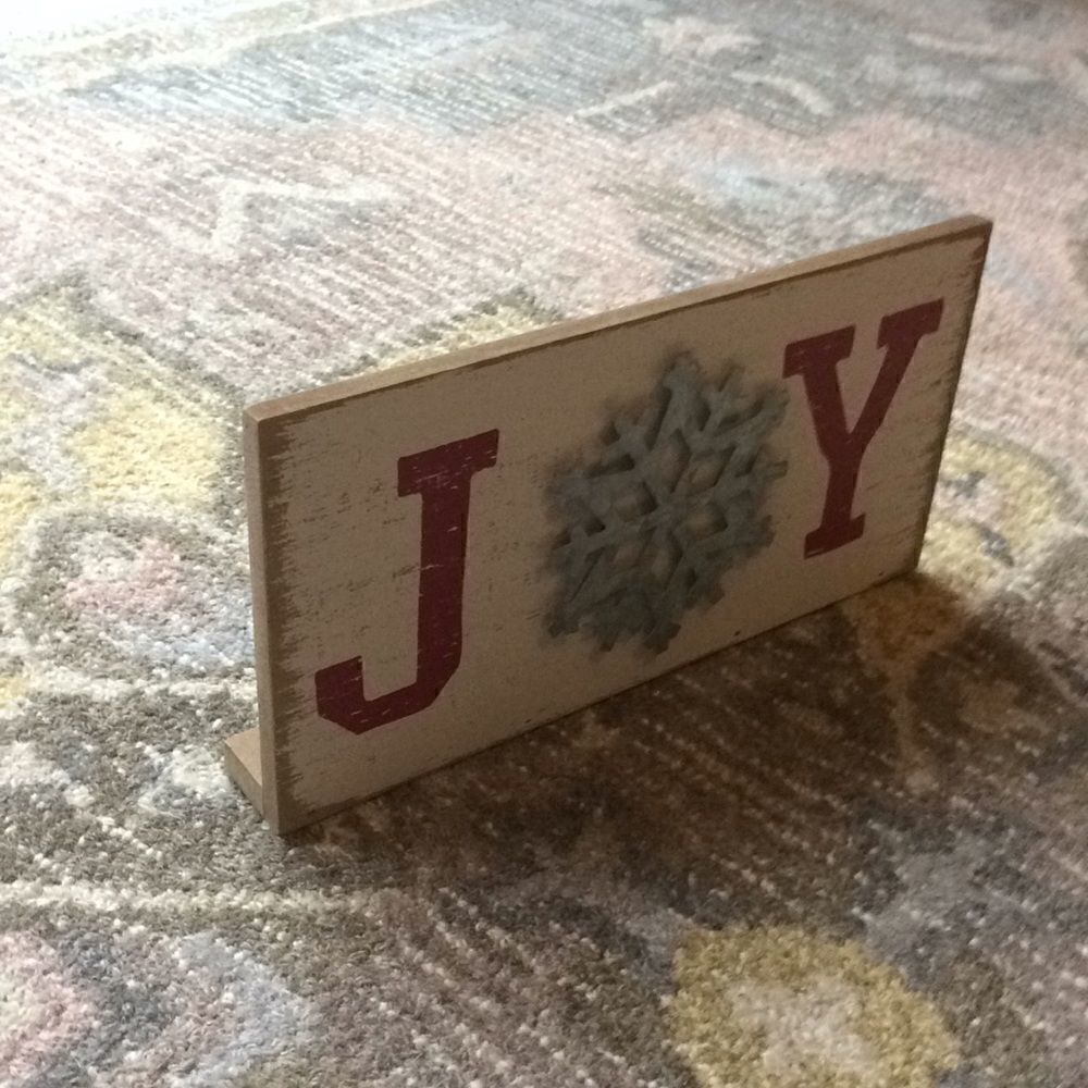 Hallmark  JOY  plaque